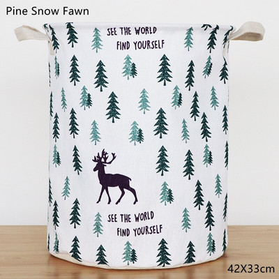 Nešvarių skalbinių krepšelis sulankstomas didelės talpos drabužių laikymo kibiras Vaikų žaislų krepšelis namo vandeniui atsparus tvarkytuvas su rankenomis