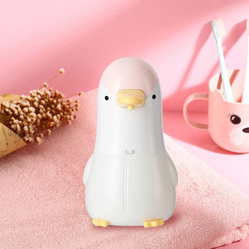 UOSU Cute Penguin Автоматичен дозатор за сапун Безконтактна перална машина с индукционна пяна с мехурчета за детска кухня Баня