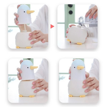 UOSU Cute Penguin Automatic Soap Dispenser Touchless Induction Foam Bubble Πλυντήριο για Παιδική Κουζίνα Μπάνιο