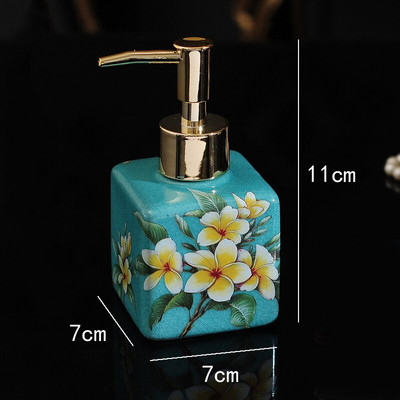 Sticlă de săpun din ceramică europeană Accesorii pentru baie Spumă Dozator de săpun Loțiune de bucătărie Dezinfectant pentru mâini Sticla de șampon de depozitare