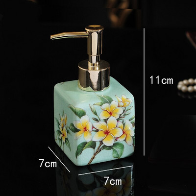 Sticlă de săpun din ceramică europeană Accesorii pentru baie Spumă Dozator de săpun Loțiune de bucătărie Dezinfectant pentru mâini Sticla de șampon de depozitare