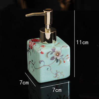 Sticlă de săpun din ceramică europeană Accesorii pentru baie Spumă Dozator de săpun Loțiune de bucătărie Dezinfectant pentru mâini Sticla de șampon de depozitare