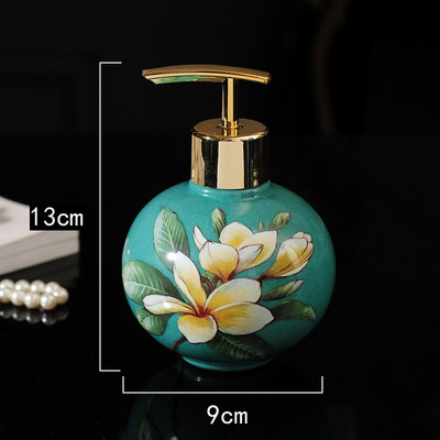 Sticlă de săpun din ceramică europeană Accesorii pentru baie Spumă Dozator de săpun Loțiune de bucătărie Dezinfectant pentru mâini Sticla de șampon de depozitare