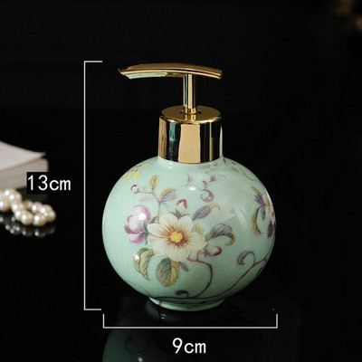 Sticlă de săpun din ceramică europeană Accesorii pentru baie Spumă Dozator de săpun Loțiune de bucătărie Dezinfectant pentru mâini Sticla de șampon de depozitare
