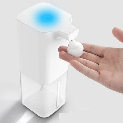 Automatikus intelligens érzékelős folyékony szappanadagoló, érintés nélküli USB töltő Smart Foam Machine infravörös érzékelős kézi szappanadagoló
