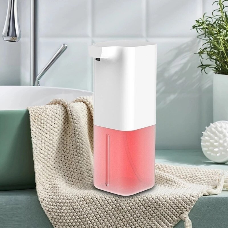 Automatikus intelligens érzékelős folyékony szappanadagoló, érintés nélküli USB töltő Smart Foam Machine infravörös érzékelős kézi szappanadagoló