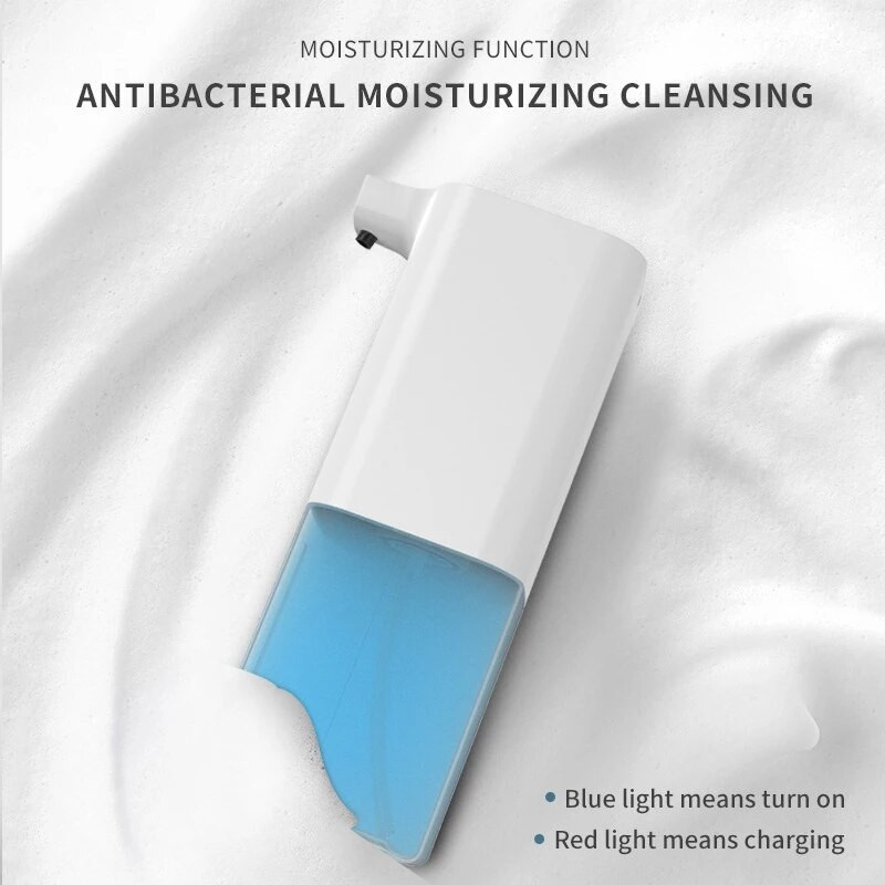 Automatikus intelligens érzékelős folyékony szappanadagoló, érintés nélküli USB töltő Smart Foam Machine infravörös érzékelős kézi szappanadagoló