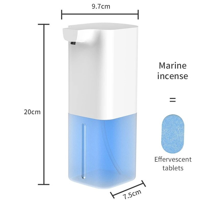 Automatikus intelligens érzékelős folyékony szappanadagoló, érintés nélküli USB töltő Smart Foam Machine infravörös érzékelős kézi szappanadagoló
