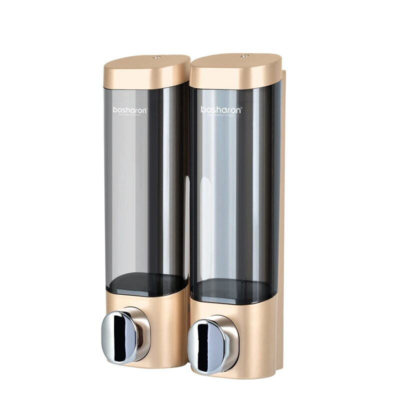 Дозатор за сапун Аксесоари за баня Монтирани на стена Бутилки за шампоан Тройни дозатори за перилен препарат Душ гел 300 мл Пластмасов домашен хотел