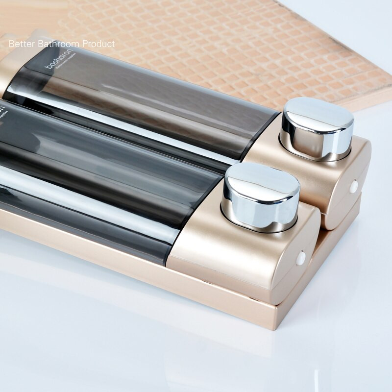 Дозатор за сапун Аксесоари за баня Монтирани на стена Бутилки за шампоан Тройни дозатори за перилен препарат Душ гел 300 мл Пластмасов домашен хотел