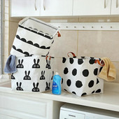 Összecsukható ruhatároló kosár Háztartási négyzet koszos ruhatáska pamut vászon szennyes kosár Különböző cikkek Gyermekjátékok Szervező