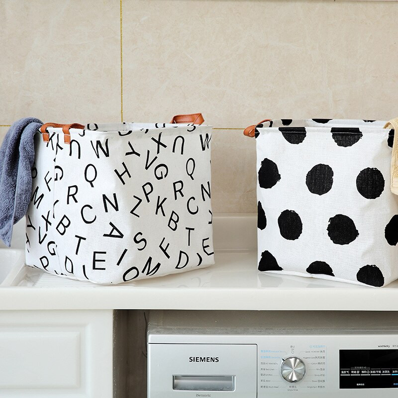 Összecsukható ruhatároló kosár Háztartási négyzet koszos ruhatáska pamut vászon szennyes kosár Különböző cikkek Gyermekjátékok Szervező