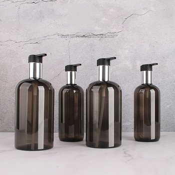 3PCS 500ML дозатор помпа бутилки празни пластмасови преси душ гел шампоан балсам комплект за баня
