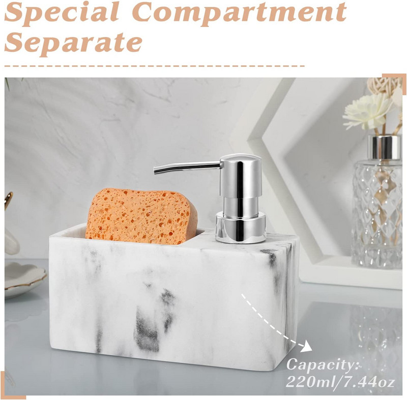 Sticle de dozator de săpun de 220 ml pentru bucătărie, baie, șampon reîncărcabil, gel de duș, recipient pentru săpun lichid, sticle de loțiune