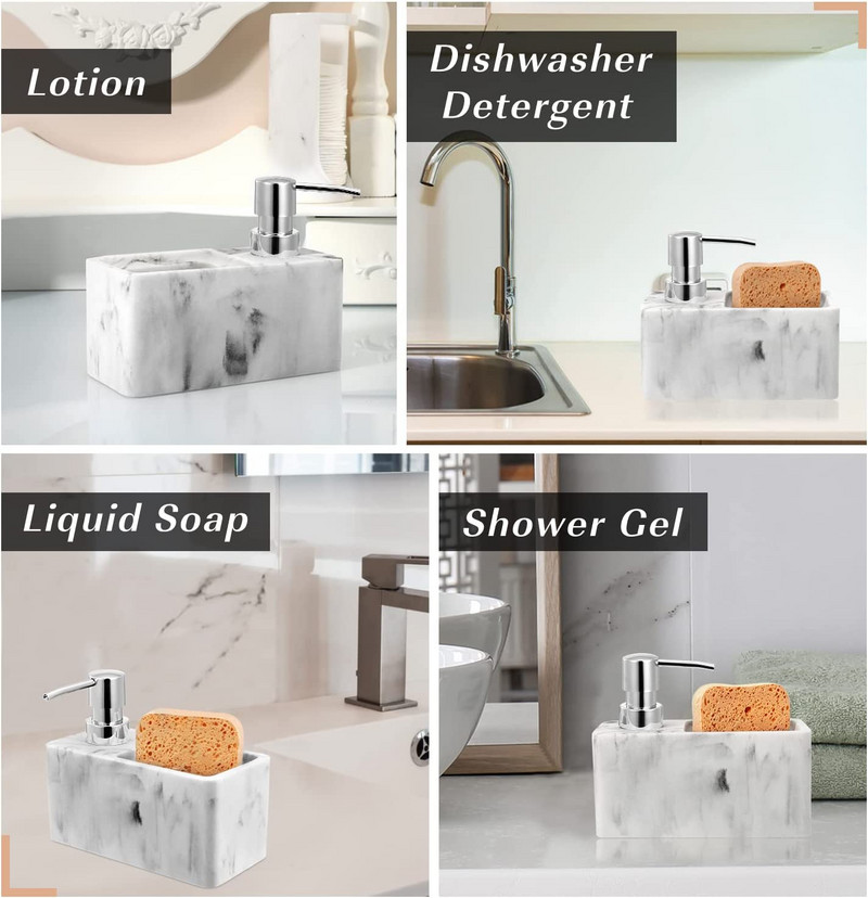 Sticle de dozator de săpun de 220 ml pentru bucătărie, baie, șampon reîncărcabil, gel de duș, recipient pentru săpun lichid, sticle de loțiune