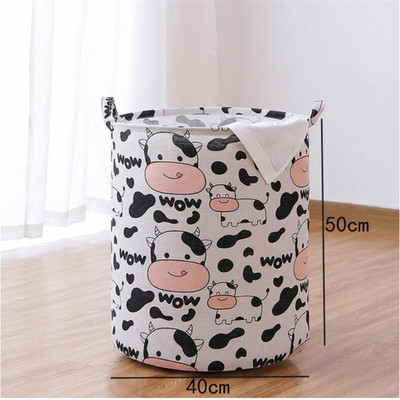Ruházati mosókosarak 1 db otthoni használatra Fürdőszoba Macska Nyomtatás Helytakarékosság Otthon Gyerekek Játéktároló doboz Mosodai vödör rendszerezők
