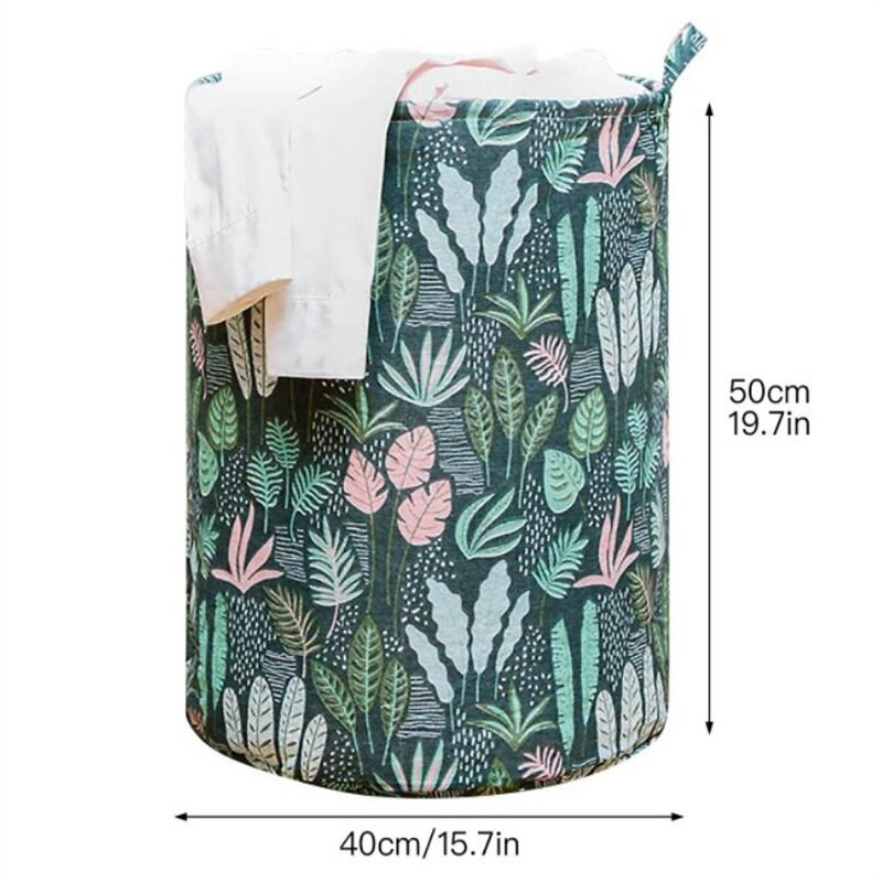 Ruházati mosókosarak 1 db otthoni használatra Fürdőszoba Macska Nyomtatás Helytakarékosság Otthon Gyerekek Játéktároló doboz Mosodai vödör rendszerezők