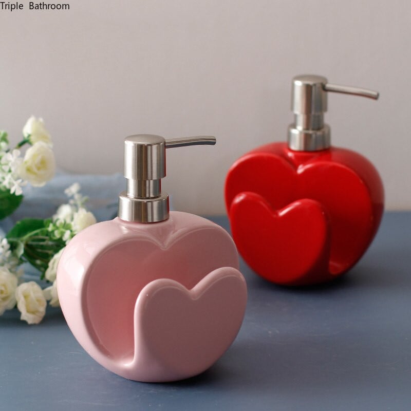 Kerámia szappanos üveg Essence flakon Folyékony hab Szappan adagoló Konyhai kézmosó adagoló samponos flakon Fürdőszoba Kiegészítők
