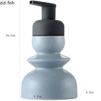 Керамична пяна помпа за сапун Дозатор за бутилки Дозатор за течности Nordic Sub-buttling Mousse Foam Press Bottles Аксесоари за баня