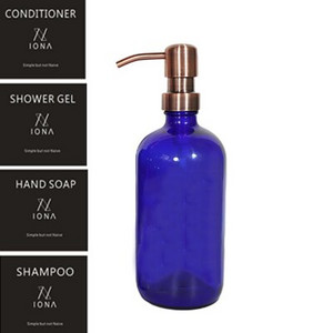 Sticlă de săpun de baie de 500 ml Sampon de uz casnic Gel de duș Recipient pentru loțiune de corp Sticla de sticlă goală tip împingere