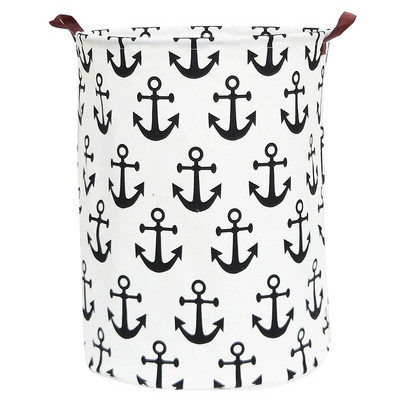 Višenamjenska Rainbow korpa za rublje Vodootporna pamučna košara za pohranu prljave odjeće Sklopivi organizator za igračke Kanta za spavaću sobu Kupaonica