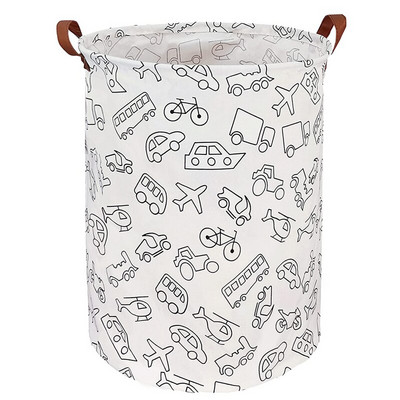 Višenamjenska Rainbow korpa za rublje Vodootporna pamučna košara za pohranu prljave odjeće Sklopivi organizator za igračke Kanta za spavaću sobu Kupaonica