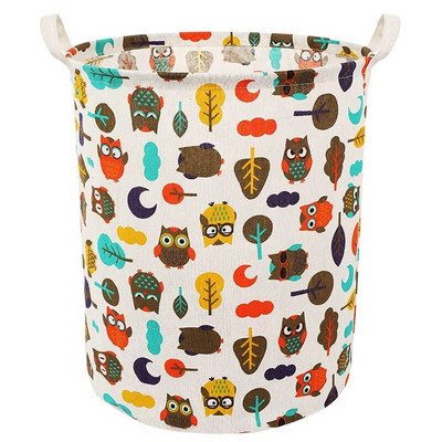 Višenamjenska Rainbow korpa za rublje Vodootporna pamučna košara za pohranu prljave odjeće Sklopivi organizator za igračke Kanta za spavaću sobu Kupaonica