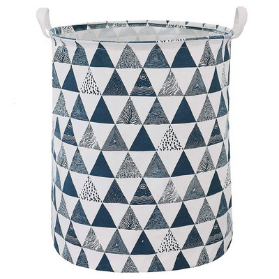 Višenamjenska Rainbow korpa za rublje Vodootporna pamučna košara za pohranu prljave odjeće Sklopivi organizator za igračke Kanta za spavaću sobu Kupaonica