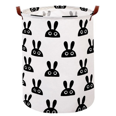 Višenamjenska Rainbow korpa za rublje Vodootporna pamučna košara za pohranu prljave odjeće Sklopivi organizator za igračke Kanta za spavaću sobu Kupaonica