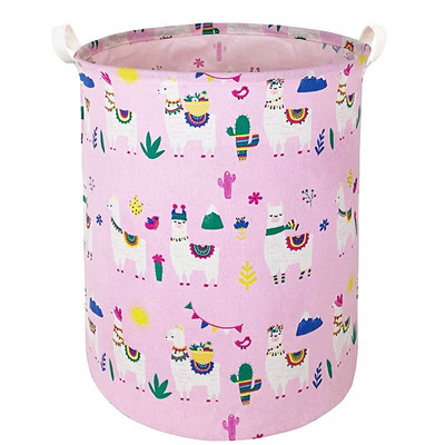 Višenamjenska Rainbow korpa za rublje Vodootporna pamučna košara za pohranu prljave odjeće Sklopivi organizator za igračke Kanta za spavaću sobu Kupaonica