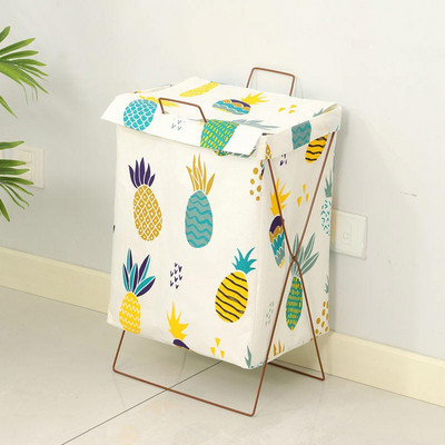 Összehajtható szennyeskosarak Vízálló mosodai akadály fogantyúval Nagy tárolótáska Piszkos ruhakosár Fürdőszoba Ruhatartó