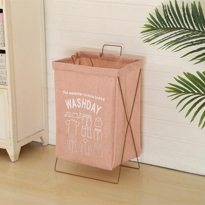 Összehajtható szennyeskosarak Vízálló mosodai akadály fogantyúval Nagy tárolótáska Piszkos ruhakosár Fürdőszoba Ruhatartó