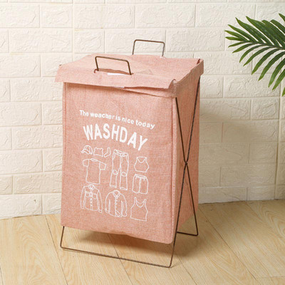 Összehajtható szennyeskosarak Vízálló mosodai akadály fogantyúval Nagy tárolótáska Piszkos ruhakosár Fürdőszoba Ruhatartó