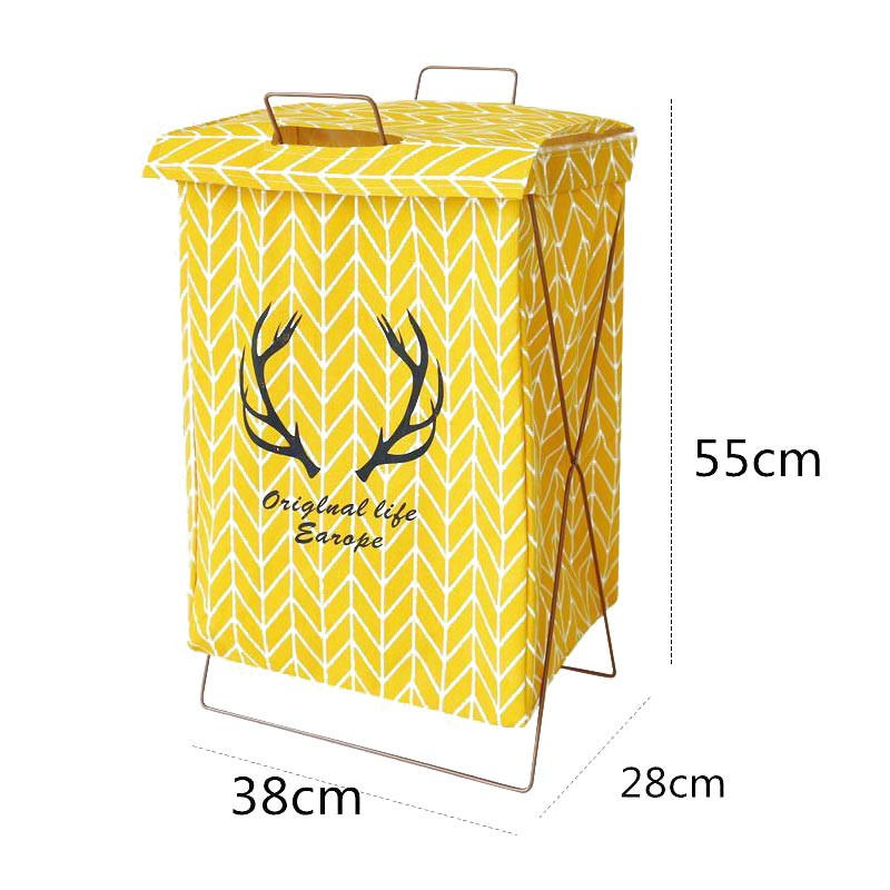 Összehajtható szennyeskosarak Vízálló mosodai akadály fogantyúval Nagy tárolótáska Piszkos ruhakosár Fürdőszoba Ruhatartó