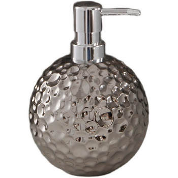 Silver Shampoo Dispenser Κεραμική Οικιακή Λοσιόν Μπουκάλια Απολυμαντικό Μπουκάλια Δοχείο Δοχείο υγρού σαπουνιού Αξεσουάρ μπάνιου
