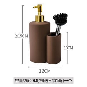 Keraminis losjono buteliuko muilo dozatorius Rankų dezinfekavimo priemonės buteliukas namuose Vonios reikmenys Muilo indų šampūno buteliukas Dvejos paskirties buteliukai