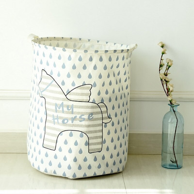 40*50cm Coș mare de rufe Coș de depozitare pentru jucării Coș de spălat haine murdare articole diverse Cutie coșuri de depozitare