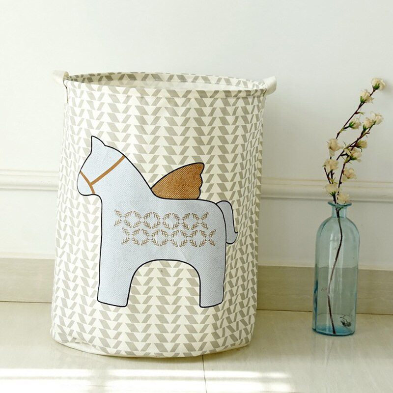 40*50cm Coș mare de rufe Coș de depozitare pentru jucării Coș de spălat haine murdare articole diverse Cutie coșuri de depozitare