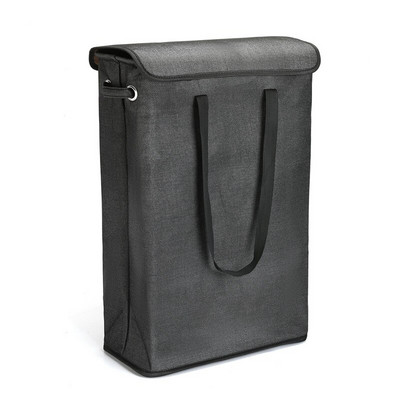 Сгъваема кошница за пране Кошница за съхранение с капак Домакински