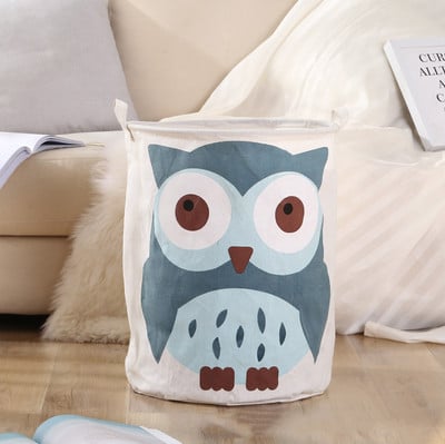 Coș de rufe super mare de 40x50cm, cu șnur, haine murdare, rotunde, jucării, găleată pliabilă anti-praf, coș mare pentru butoi de depozitare