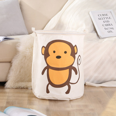 Coș de rufe super mare de 40x50cm, cu șnur, haine murdare, rotunde, jucării, găleată pliabilă anti-praf, coș mare pentru butoi de depozitare