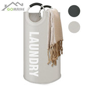 GoMaihe Nagy összecsukható szennyes kosár Piszkos ruhatáska tároló Kosár játékokhoz kosár fogantyúval szennyes vödör Tárolókosár