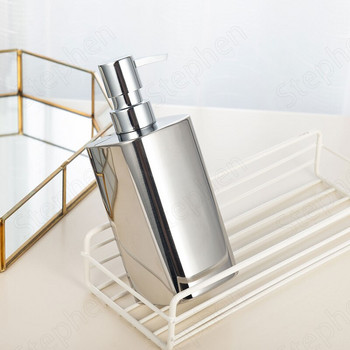 Златен дозатор за сапун от неръждаема стомана Nordic Modern Scrub Сребърно покритие Emtey Bottler Шампоан Аксесоари за декорация на баня