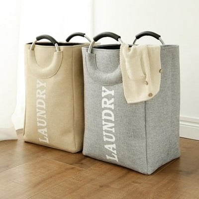 Coș de depozitare pentru haine murdare Coș pliabil organizator Coș portabil mare de rufe Coș de rufe impermeabil pentru acasă Sac de rufe