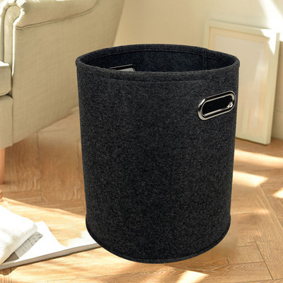 Coș de rufe din pâslă de capacitate mare pentru haine murdare, jucării, cărți, coș organizator