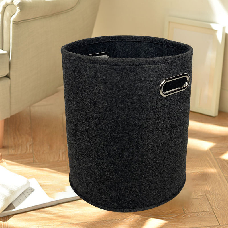 Coș de rufe din pâslă de capacitate mare pentru haine murdare, jucării, cărți, coș organizator