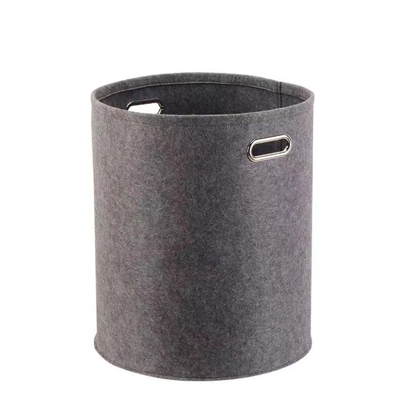 Coș de rufe din pâslă de capacitate mare pentru haine murdare, jucării, cărți, coș organizator