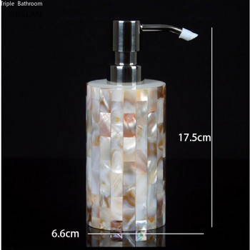 Nordic Style Shell Pattern Resin Hand Foam Dispenser Σαμπουάν Μπουκάλι Μπάνιου Αξεσουάρ Λοσιόν Μπουκάλι Διακόσμηση σπιτιού