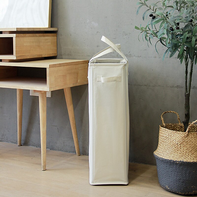 Skalbinių laikiklis su rankena ir ratukais Plonas plonas sulankstomas nešvarių drabužių krepšelis Nešiojami laikymo laikikliai, skirti kampiniam siauram TJ7222