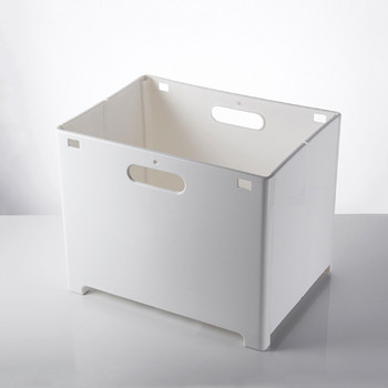 Сгъваема кошница за пране квадратна стена кошница за съхранение преносима подвижна пластмасова кошница за пране кофа за съхранение на детски играчки